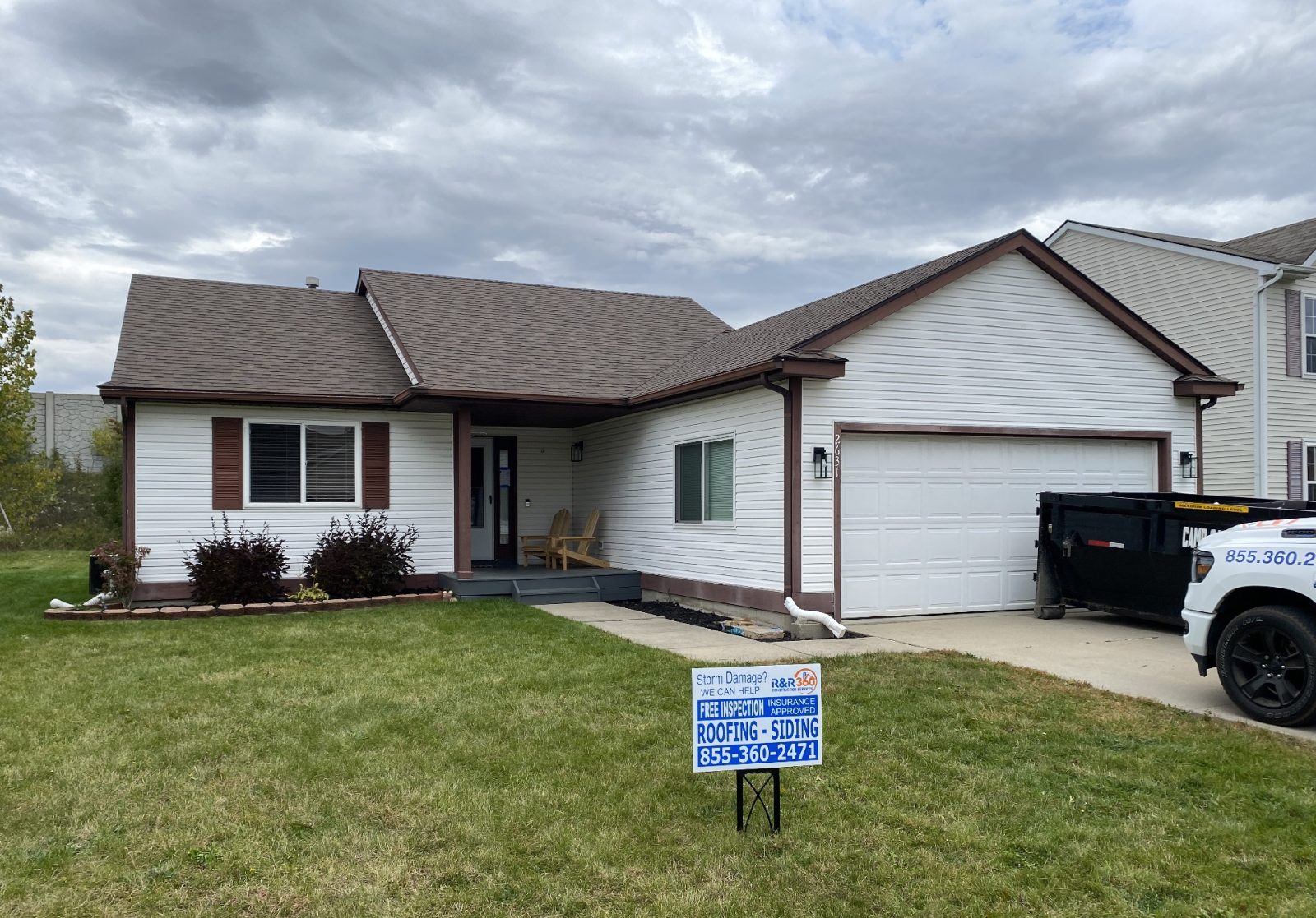 Before and After Roofing & Restoration Photos Transformation
